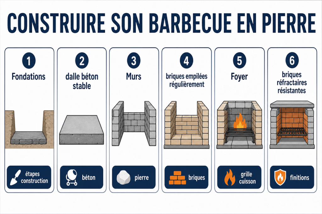 Construire son barbecue en pierre