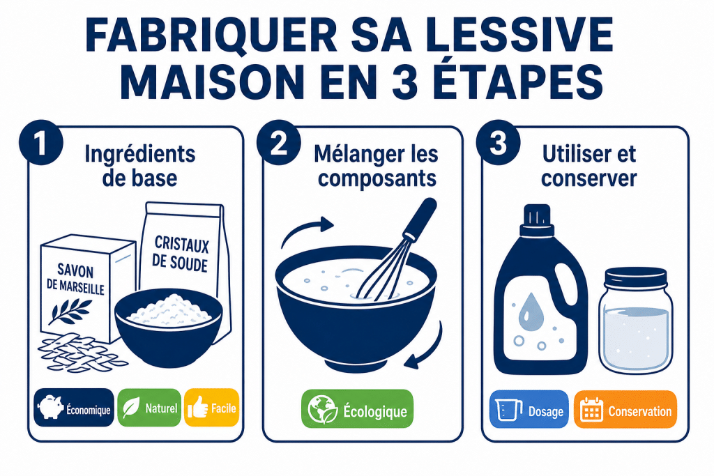 Fabriquer sa lessive maison en 3 étapes