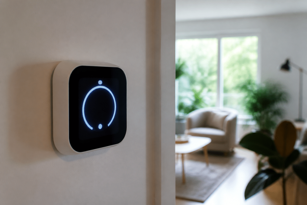 Thermostat digital affichant temperature avec ecran lumineux